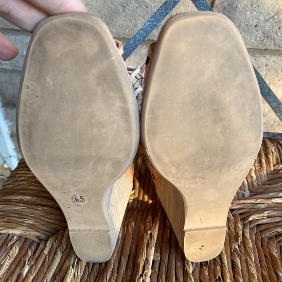 Jeffrey Campbell Nude Rodillo Wedges Pumps - Picture 6 of 10